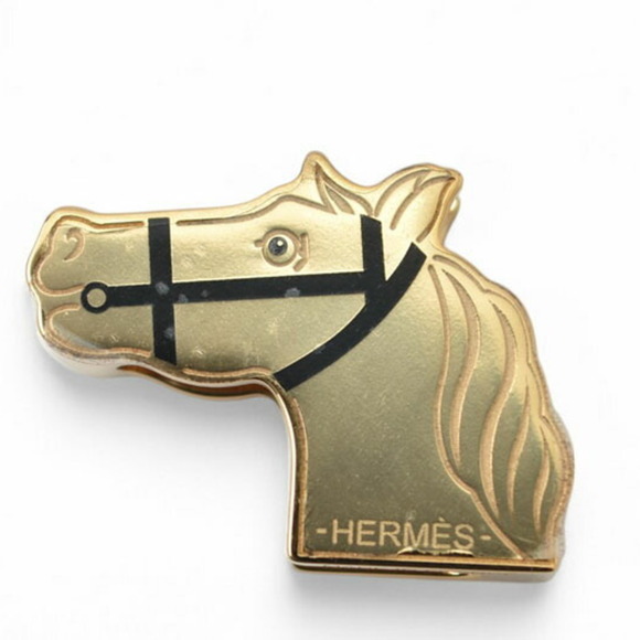 HERMES Gold Scarf - Picture 3 of 6